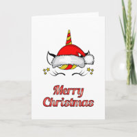 Kerstman Eenhoorn Kerstmis Geek Grappig Cadeau Ide