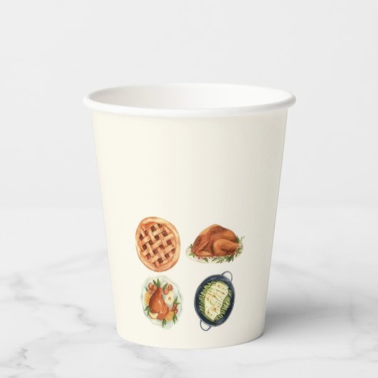 Kerstman Eerste Verjaardag Papieren beker (Achterkant)