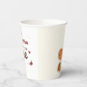 Kerstman Eerste Verjaardag Papieren beker (Links)