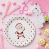 Kerstman Eerste verjaardag Papieren bord (Feest)