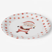 Kerstman Eerste verjaardag Papieren bord (Gekanteld)