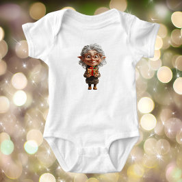 Kerstman Elf Baby Bodypakje voor Onderwijzers Romper