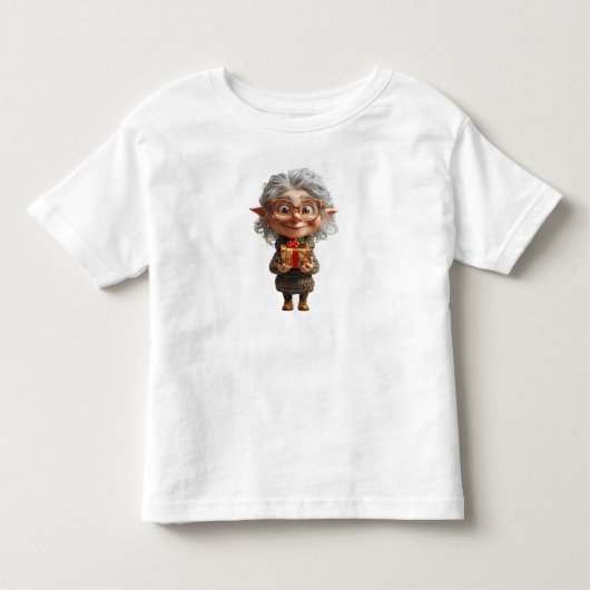 Kerstman Elf Peuter T-shirt (Voorkant)