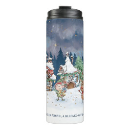 Kerstman Elf Rudolph Thermische Tumbler Thermosbeker