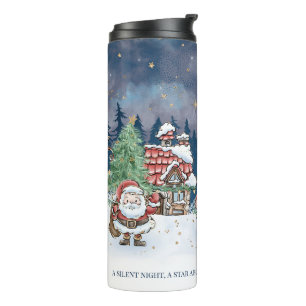Kerstman Elf Rudolph Thermische Tumbler Thermosbeker
