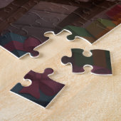 Kerstman & Elf schaakspel Kerstmis Legpuzzel (Zijkant)