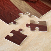 Kerstman & Elf schaakspel Kerstmis Legpuzzel (Zijkant)