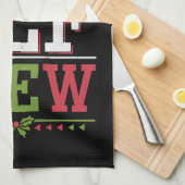 Kerstman Elfen Dierenarts Dierenartsassistent Theedoek (Quarter Fold)