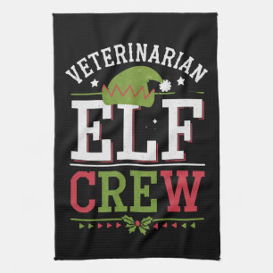 Kerstman Elfen Dierenarts Dierenartsassistent Theedoek
