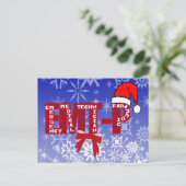 Kerstman EMT-P Paramedic Feestdagenkaart (Staand voorkant)