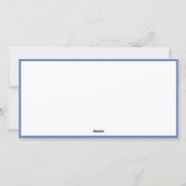 Kerstman en baby vliegen met Kerstmis  Feestdagenkaart (Achterkant)