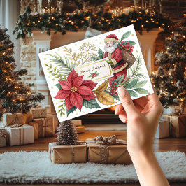 Kerstman en cadeaus kerst Kaart