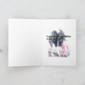 Kerstman en contant geld Kaart (Binnen)