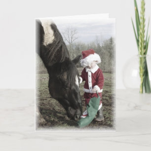 Kerstman en contant geld Kaart
