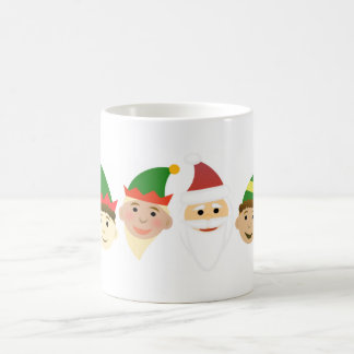 Kerstman en de Elfen Kerst Vakantie Koffie Mok