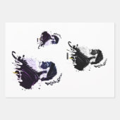 Kerstman en de magie van Kerstmis Inpakpapier Vel (Voorkant)