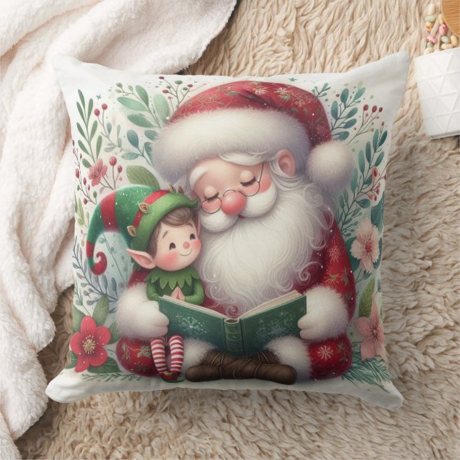 Kerstman en Elf 3 Kussen (Deken)