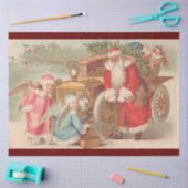 kerstman en engelse kerst tissuepapier (Craft)