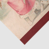 kerstman en engelse kerst tissuepapier (Detail)