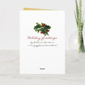  Kerstman en Fairy Christmas Kaart (Achterkant)