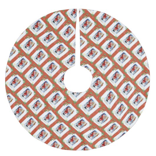 Kerstman en gedicht Kerstboom Rok (Voorkant)