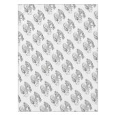 Kerstman en Giraffe Tafelkleed (Voorkant)