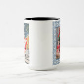 Kerstman en Haan Champagne Toast naar New Yea Mok (Midden)