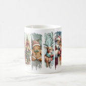 Kerstman en het rendier Kerstmis en de koekjes Koffiemok (Center)