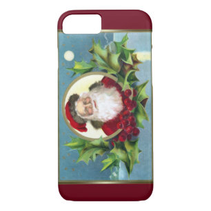  Kerstman en Holly Kerstmis iPhone 8/7 Hoesje