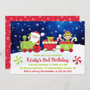 Kerstman en kerstman, kinderen van 12 september kaart