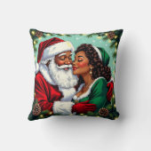 Kerstman en Kerstvrouw Zoete Kerstmis Kussen (Achterkant)
