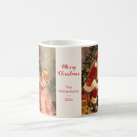  Kerstman en Kind Kerstmis Koffiemok (Center)