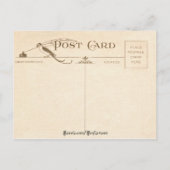  kerstman en kinderen feestdagenkaart (Achterkant)