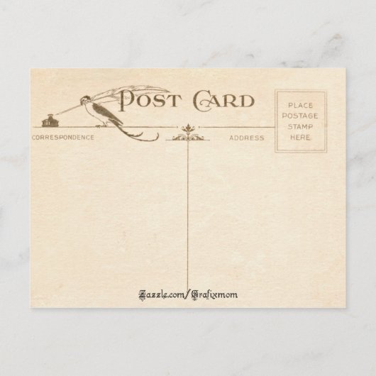  kerstman en kinderen feestdagenkaart (Achterkant)