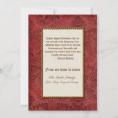  kerstman en kinderen in  Lijst Feestdagenkaart (Achterkant)