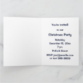  kerstman en Kinderen voor kerstuitnodiging Kaart (Binnen)