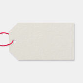  kerstman en kinderkerstvakantie cadeaulabel (Achterkant Horizontaal)