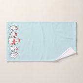 Kerstman en Kittens Bad Handdoek (Handdoek)