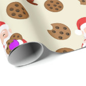 Kerstman en koekje cadeaupapier (Rol Hoek)