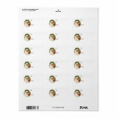  kerstman en Label voor kindercadeautjes (Full Sheet)