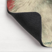 Kerstman en meisje: Mousepad Gift Muismat (Hoek)