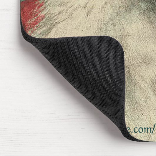 Kerstman en meisje: Mousepad Gift Muismat (Hoek)