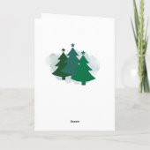 Kerstman en mevrouw Claus dansen - Leuke Kaart (Achterkant)