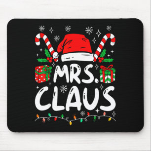 Kerstman en Mevrouw Claus Kersthoed Koppels Famili Muismat
