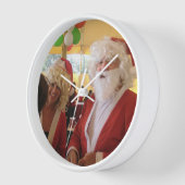 Kerstman en mevrouw Claus Kerstviering - Feestelij (Hoek)