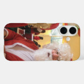 Kerstman en mevrouw Claus Kerstviering - Feestelij Case-Mate iPhone Case (Achterkant (horizontaal))