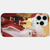 Kerstman en mevrouw Claus Kerstviering - Feestelij Case-Mate iPhone Case (Achterkant (horizontaal))