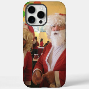 Kerstman en mevrouw Claus Kerstviering - Feestelij iPhone 16 Pro Max Hoesje