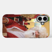 Kerstman en mevrouw Claus Kerstviering - Feestelij Case-Mate iPhone Case (Achterkant (horizontaal))