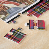 Kerstman en mevrouw Claus Naughty & Nice  Funny Legpuzzel (Zijkant)